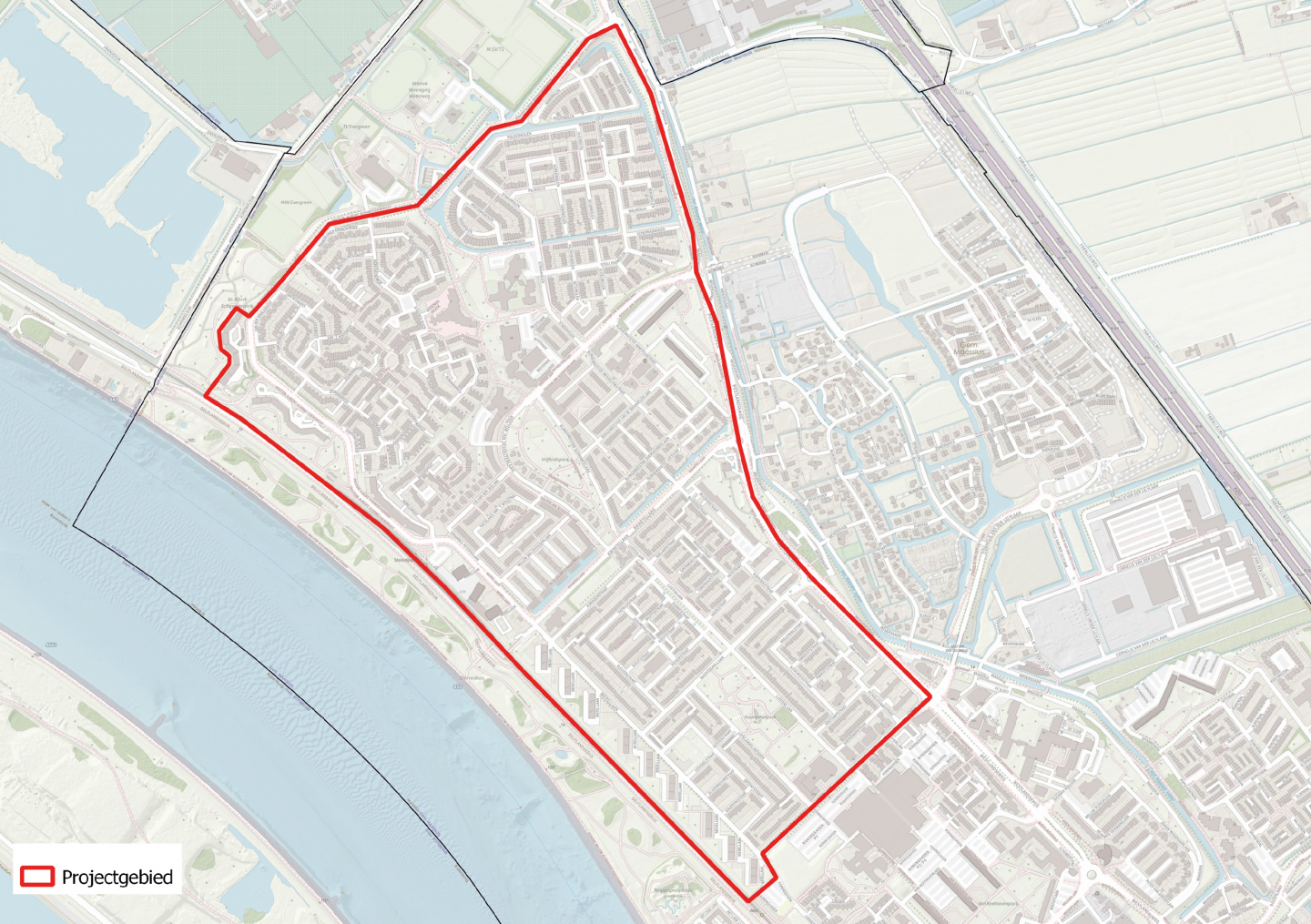 Maassluis projectgebied